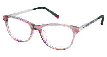 2BB Eyeglasses BRITNEY ROSE-TEAL HORN/C01