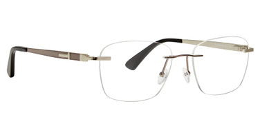 Totally Rimless Eyeglasses Fortis GUNMETAL/GUN