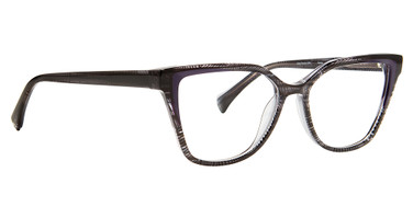 Badgley Mischka Eyeglasses Vonne GREY PURPLE/GPL