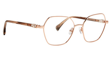 Badgley Mischka Eyeglasses Vittoria ROSE/GOLD/RGD
