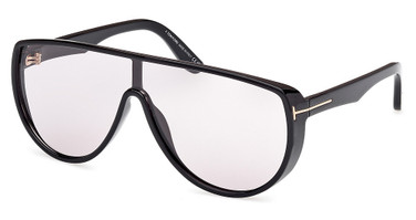 Tom Ford Eyeglasses FT1182 shiny black / smoke/01A