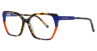 Divaldi Eyeglasses DVO8274 DEMI BROWN-BLUE & ORANGE/10