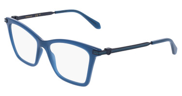 Ferragamo Eyeglasses SF3024 OPALINE BLUE/423