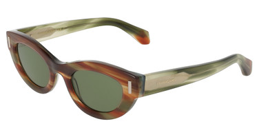 Ferragamo SF2062SE STRIPED BROWN GREEN/280