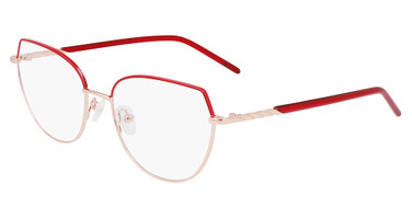 Marchon NYC Eyeglasses M-4030 ROSE GOLD/RED/772