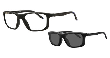 AirMag Eyeglasses AIRMAG AP6481 Matte Black/Blue/C1