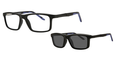 AirMag Eyeglasses AIRMAG AP6480 Matte Black/Blue/C1