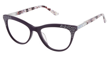 Jimmy Crystal New York Eyeglasses Bali Raisin/RAISIN