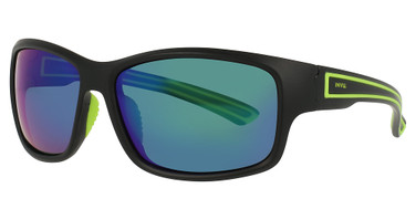 INVU Eyeglasses INVU-327 Black / Lime/2