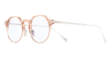 Cutler and Gross Eyeglasses AUOP000848R PEACH/RHODIUM/004