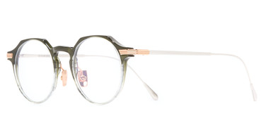 Cutler and Gross Eyeglasses AUOP000848GR GREEN/ROSE GOLD/RHODIUM/003
