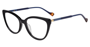 Yalea Eyeglasses VYA186 SHINY BLACK 0700