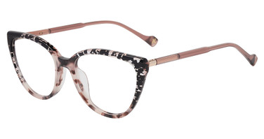 Yalea Eyeglasses VYA186V SHINY PINK BROWN 03AGK