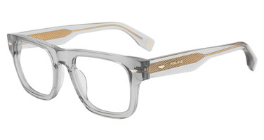 Police Eyeglasses VPLQ72E TRANSPARENT GREY 04G0