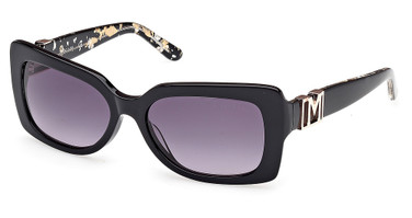 Guess? Eyeglasses GM00018 shiny black / gradient smoke/01B