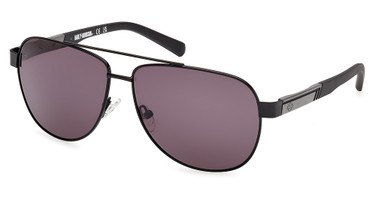 Harley-Davidson Eyeglasses HD00021 matte black / smoke/02A