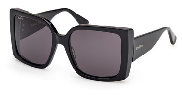 MaxMara Eyeglasses MM0131 shiny black / smoke/01A