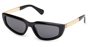 Max&Co. Eyeglasses MO0125 shiny black / smoke/01A