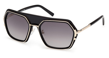 MCM Worldwide Eyeglasses MW0018-H shiny black / gradient smoke/01B