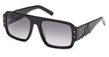 MCM Worldwide Eyeglasses MW0022 shiny black / gradient smoke/01B