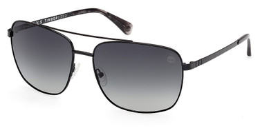 Timberland Eyeglasses TB00044 shiny black / smoke polarized/01D