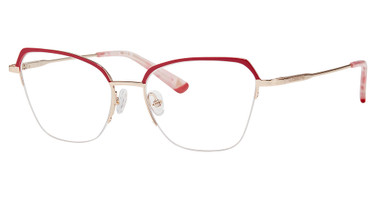 Liz Claiborne Eyeglasses L 689T BURGUN RED/0C8C