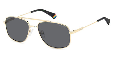 Polaroid Eyeglasses PLD 6235/S/X GOLD GREY/02F7
