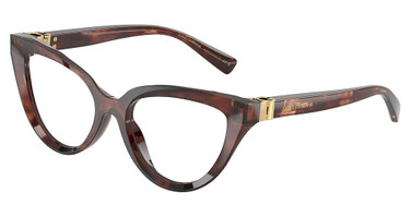 DOLCE & GABBANA Eyeglasses DG3414 DARK RED HAVANA/3222
