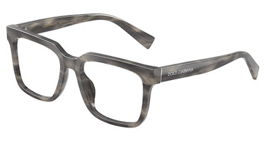 DOLCE & GABBANA Eyeglasses DG3422 STRIPED GREY/3199
