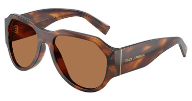 DOLCE & GABBANA Eyeglasses DG4504 STRIPED BROWN/306373