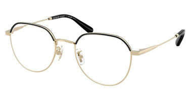 COACH Eyeglasses HC5188TD SHINY LIGHT GOLD / BLACK/9346