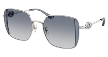 COACH Eyeglasses HC7177B CAD72 SHINY SILVER / BLUE/900135