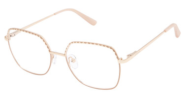 Jill Stuart Eyeglasses JS 465 SHINY GOLD BEIGE/1