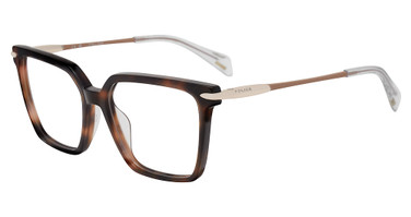 Police Eyeglasses VPLR14M BROWN PINK HAVANA