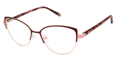 Elizabeth Arden Eyeglasses EA 1287 BURGUNDY/3