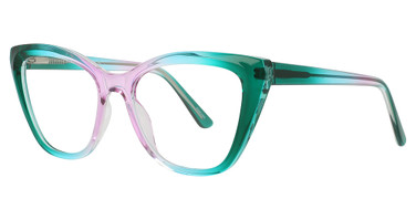 Enhance Eyeglasses 4503 Teal