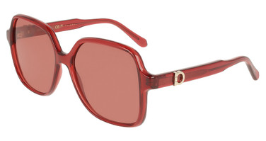 Ferragamo Eyeglasses SF2069SE TRANSPARENT RED/616