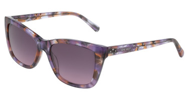 Nine West Eyeglasses NW670S PURPLE/SMOKE HORN/526