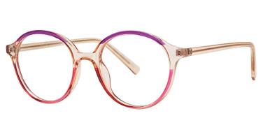 Smilen Eyewear Eyeglasses 3091 PURPLE/TAN/PINK