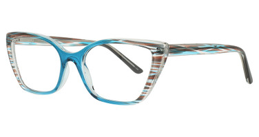 Continental Optical Imports Eyeglasses See N' Be Seen 117 Blue