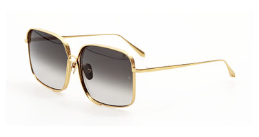 Linda Farrow Eyeglasses LFL1597S GENEVIEVE YELLOW GLD/GREY GRAD/001