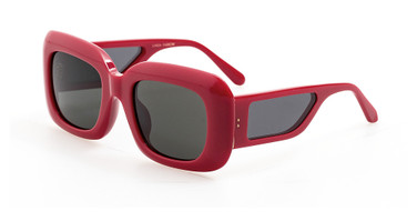 Linda Farrow Eyeglasses LFL1550S EMMY RED/ YELLOW GOLD/ GREY/003