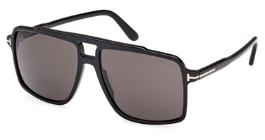 Tom Ford FT1177 shiny black / smoke/01A