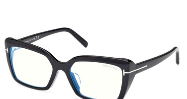 Tom Ford Eyeglasses FT5991-F-B shiny black/001