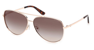 Guess? Eyeglasses GU00193 shiny rose gold / gradient brown/28F