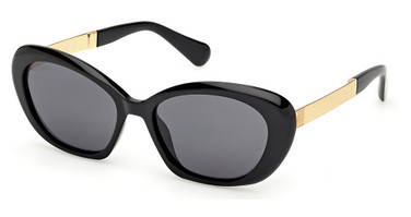 Max&Co. Eyeglasses MO0133 shiny black / smoke/01A