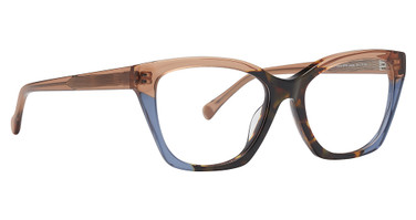 Trina Turk Eyeglasses Leeves BLUE TORTOISE/BTB
