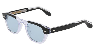 Cutler and Gross Eyeglasses CGSN142047 BLACK ON CRYSTAL/001