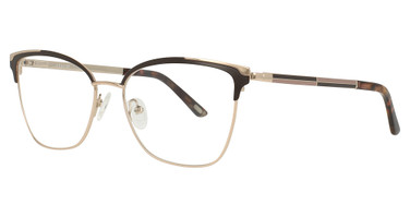 New Millennium Eyewear Eyeglasses SUBARU BROWN/GOLD