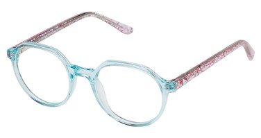 Hello Kitty Eyeglasses HK 387 TEAL CRYSTAL/1